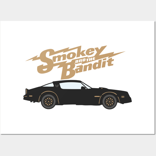 Smokey and the Bandit Car Wall Art by untitleddada